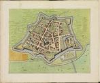 Kaart van Wageningen - 1698 - overdruk, Antiek en Kunst, Kunst | Etsen en Gravures, Verzenden