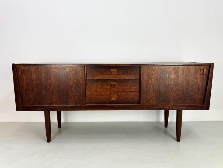 Vintage dressoir pallisander deens, Huis en Inrichting, Kasten | Dressoirs, Zo goed als nieuw, 150 tot 200 cm, 25 tot 50 cm, Teakhout