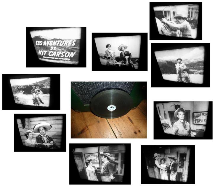 16mm film - Kit Carson - Golden Trap 1952- 30min - geluid, Audio, Tv en Foto, Filmrollen, 16mm film, Verzenden