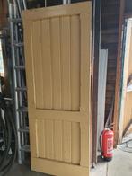 Antieke oude deur uit 1920 kraalplank herenhuis boerderij, Minder dan 80 cm, Binnendeur, Minder dan 200 cm, Ophalen of Verzenden