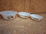 3 vintage Arcopal bloemetjes schalen, Ophalen of Verzenden, Huis en Inrichting
