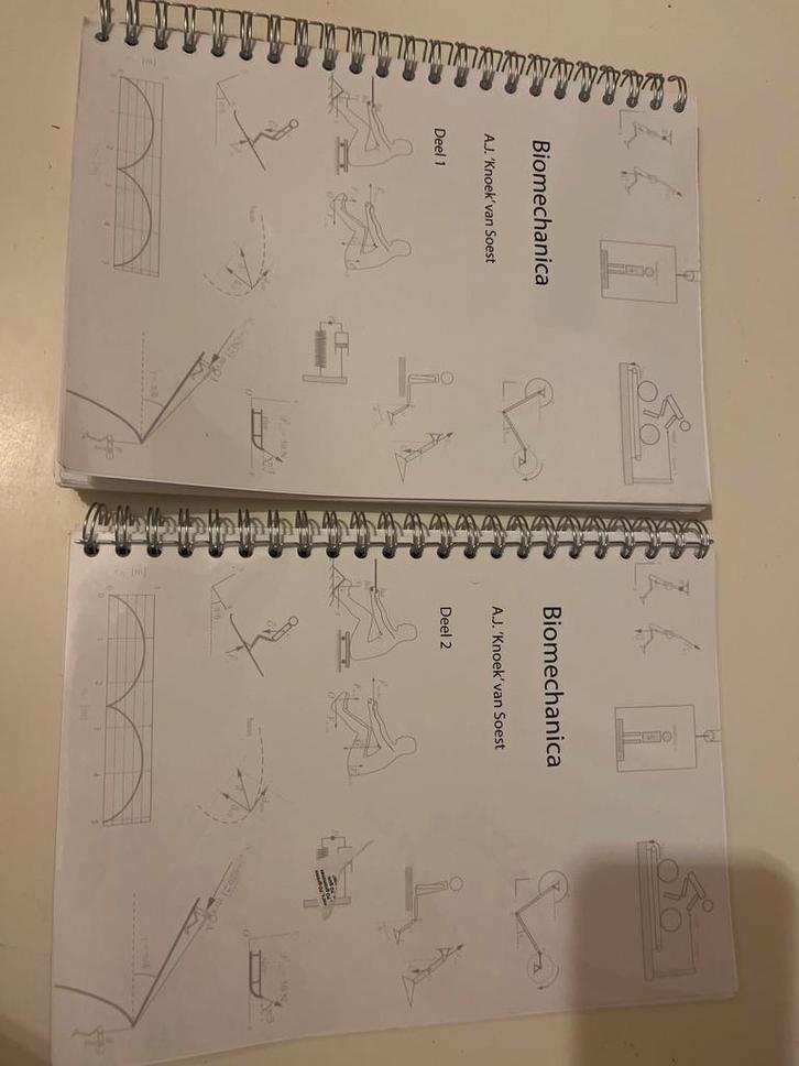 Biomechanica boeken deel 1 & 2 - A.J. 'Knoek' van Soest, Boeken, Studieboeken en Cursussen, Zo goed als nieuw, WO, Beta, Ophalen of Verzenden