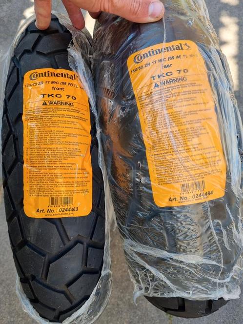 Motorband Continental tkc 70 - 120/70-17 -- 160/60-17, Auto-onderdelen, Banden en Velgen, Banden en Velgen, All Season, 17 inch