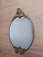 Franse wandspiegel/kuifspiegel spiegel, Antiek en Kunst, Ophalen of Verzenden, Ovaal
