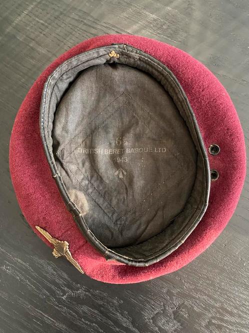 Britse Airborne parabaret - 1943, Verzamelen, Militaria | Tweede Wereldoorlog, Landmacht, Helm of Baret, Engeland, Ophalen of Verzenden