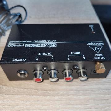 Behringer MicroPHONO PP400 Phono Voorversterker beschikbaar voor biedingen