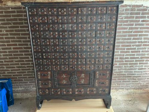 Antieke chinese medicijn kast, Antiek en Kunst, Antiek | Meubels | Kasten, Ophalen