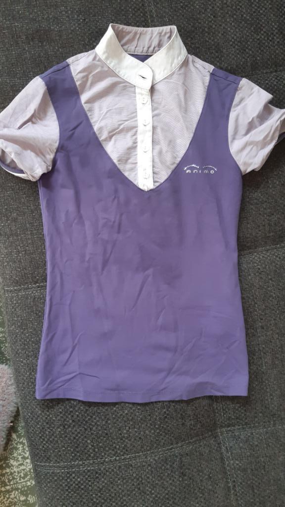 Animo wedstrijdshirt, Dieren en Toebehoren, Paardrijkleding, Zo goed als nieuw, Kinderen, Bovenkleding, Springen, Ophalen of Verzenden