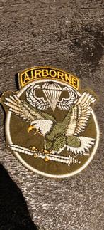 Patch - SCREAMING EAGLES - US ARMY PARAS - 101st AIRBORNE -, Ophalen of Verzenden, Landmacht, Amerika, Embleem of Badge