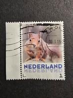 Persoonlijke Postzegel Eekhoorn 5 - Met Tab, Postzegels en Munten, Postzegels | Nederland, Ophalen of Verzenden, Na 1940, Gestempeld