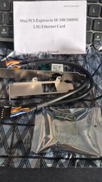 Mini PCI Express 2.5GbE Ethernet Adapter, Computers en Software, Netwerkkaarten, Ophalen of Verzenden, Nieuw, Intern, REALTEK
