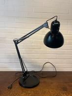 Vintage Bureaulamp, Zwart, Ophalen of Verzenden, Gebruikt