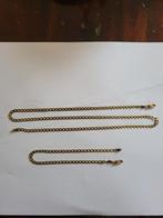 Gouden collier & armband, Ophalen of Verzenden, Zo goed als nieuw, Goud, Goud