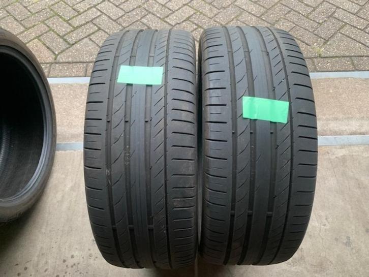 2X CONTINENTAL SPORTCONTACT BANDEN 255 45 R20 101W 5,5MM, Auto-onderdelen, Banden en Velgen, Band(en), Zomerbanden, 20 inch, 255 mm