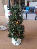 Fiber kerstboom met aparte lichtjes erbij in lemax, Ophalen of Verzenden, Zo goed als nieuw