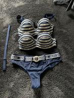 Marlies Dekkers Bikini Set - 75D/70D & Brazilië Broekje M, Ophalen of Verzenden, Gedragen, Blauw, Bikini