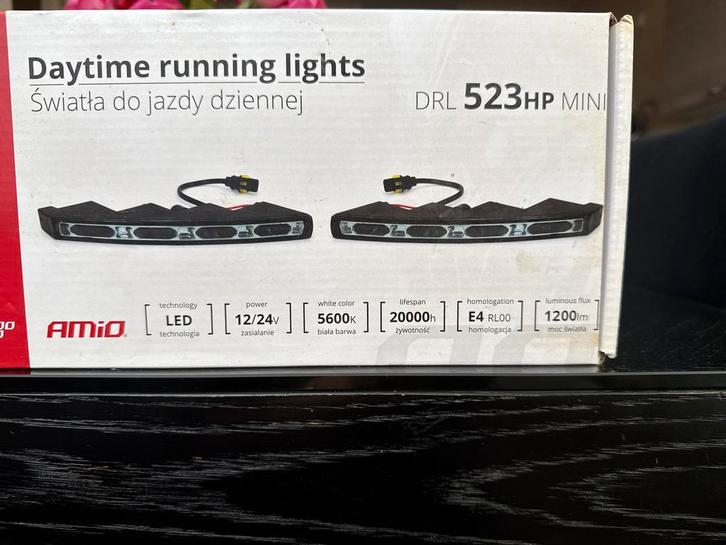 AMiO DRL 523HP MINI Dagrijverlichting LED 12/24V Nieuw, Auto-onderdelen, Verlichting, Universele onderdelen, Nieuw, Ophalen of Verzenden