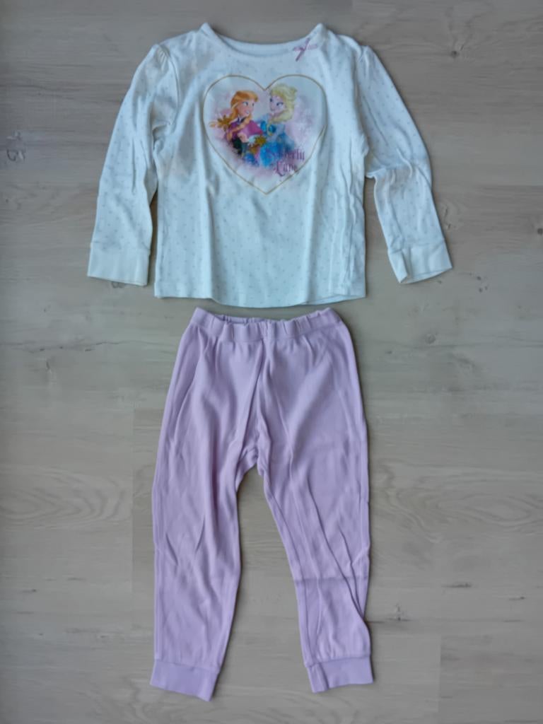 Frozen pyama maat 98/104 lila/wit, Kinderen en Baby's, Nacht- of Onderkleding, Gebruikt, Meisje, Ophalen of Verzenden