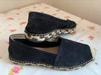 Fred de la Bretoniere espadrilles zwart suède 39, Zwart, Ophalen of Verzenden, Zo goed als nieuw, Espadrilles of Moccasins