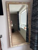 Mooie Spiegel (73x143) met Bloemenrand, Ophalen, 100 tot 150 cm, Zo goed als nieuw, Rechthoekig