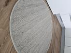 Vloerkleed Stone Licht Grijs Rond ø160 cm, Ophalen, 150 tot 200 cm, Rond, Zo goed als nieuw