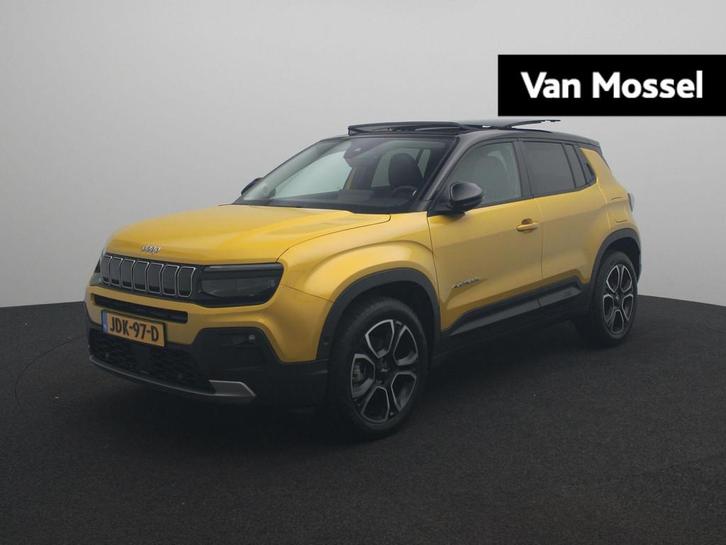 Jeep Avenger 1.2 e-Hybrid Summit | Panorama Open dak | Leder, Auto's, Jeep, Bedrijf, Te koop, Avenger, ABS, Achteruitrijcamera
