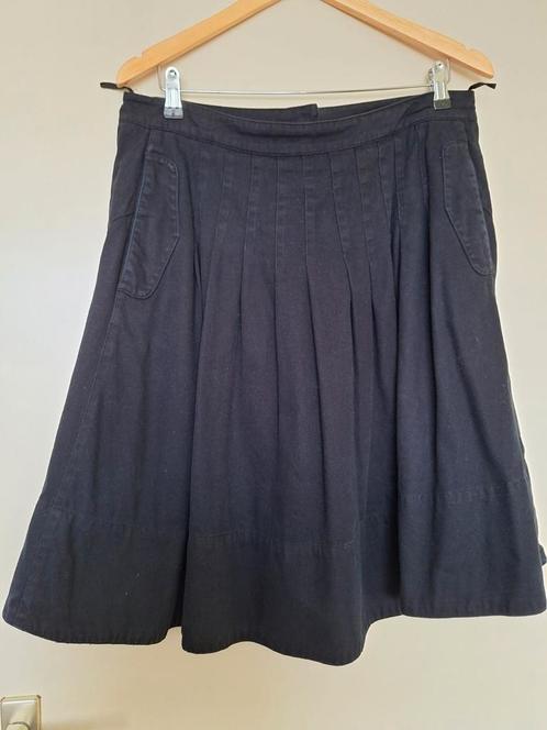 Cora Kemperman zwarte rok maat L – katoen, Kleding | Dames, Rokken, Zo goed als nieuw, Maat 42/44 (L), Zwart, Onder de knie, Ophalen of Verzenden