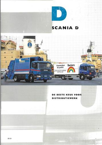 Scania D vrachtwagen camion LKW brochure (sc093) beschikbaar voor biedingen