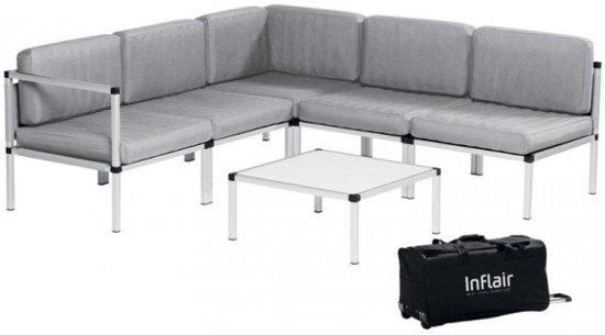 Luxe Aluminium Loungeset - Nieuw in doos!, Tuin en Terras, Tuinsets en Loungesets, Ophalen, 5 zitplaatsen, Loungeset, Inflair