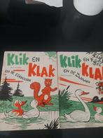 Klik en Klak jaren 1950 de eekhoorn en de zwaan, Boeken, Ophalen of Verzenden, Zo goed als nieuw