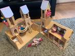 KidKraft houten kasteel compleet, Kinderen en Baby's, Speelgoed | Poppenhuizen, Poppenhuis, Zo goed als nieuw, Ophalen