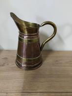 Koperen en messing kannetje, Antiek en Kunst, Antiek | Koper en Brons, Ophalen of Verzenden