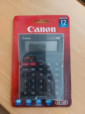 Nieuwe Canon AS-120 Desktop Rekenmachine beschikbaar voor biedingen