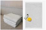 4 grijze hotel zachte handdoeken (60x106) Nieuwprijs €52, Ophalen of Verzenden, Zo goed als nieuw, Grijs, Handdoek