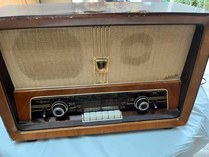 Philips bl Ampli buizenradio ‘50-‘60 werkend, Antiek en Kunst, Antiek | Tv's en Audio, Ophalen