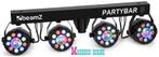 LED Partybar3, 4x led PAR met Magic Balls, effect,RGBW, Afst, Nieuw, Kleur, Ophalen of Verzenden, Licht