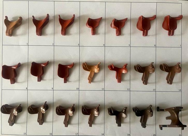 Losse onderdelen paarden zadel bruin, Kinderen en Baby's, Speelgoed | Playmobil, Los playmobil, Ophalen of Verzenden