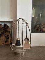 Antiek brocante Haardset, Huis en Inrichting, Haarden, Ophalen, Gebruikt, Vrijstaande haard, Houthaard