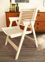 Niko Kralj REX folding chairs - vintage mid century design, Gebruikt, Ophalen of Verzenden, Hout