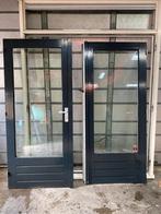 Tuindeuren openslaande deuren hardhout dubbel glas, Doe-het-zelf en Verbouw, Kozijnen en Schuifpuien, Ophalen, Zo goed als nieuw