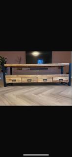 Tv meubel mango hout 180cm, Huis en Inrichting, Kasten | Televisiemeubels, Ophalen, 150 tot 200 cm, Zo goed als nieuw, Minder dan 100 cm