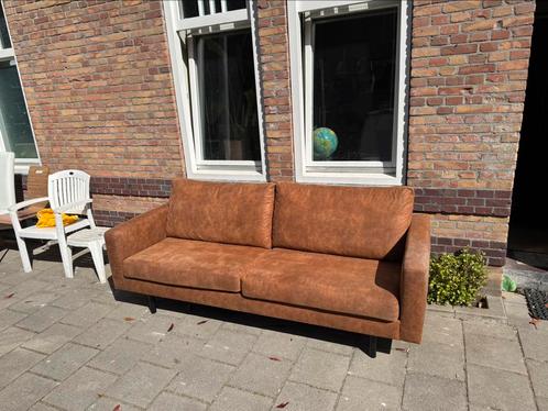 Bank Collin 2,5-zits - cognac > update zie beschriving, Huis en Inrichting, Banken | Bankstellen, Zo goed als nieuw, 75 tot 100 cm