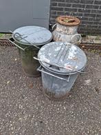 Oude IJzeren Prullenbakken Apeldoorn/Ridderkerk, Antiek en Kunst, Curiosa en Brocante, Ophalen