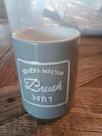 Riviera Maison beker voor tandenborstel grijs, Huis en Inrichting, Ophalen of Verzenden, Zo goed als nieuw, Overige stijlen, Overige typen