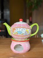 Blond Amsterdam “Even bijkletsen” theepot met theelicht, Huis en Inrichting, Keuken | Servies, Blond Amsterdam, Overige typen