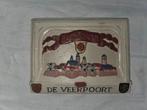 Wandtegel: vestingstad Heusden "De Veerpoort"., Antiek en Kunst, Antiek | Wandborden en Tegels, Ophalen of Verzenden