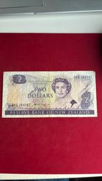 Nieuw zeeland 2 dollars 1977-1981, Ophalen of Verzenden, Los biljet