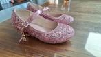 Glitter schoenen met klein hakje maat 26, Kinderen en Baby's, Ophalen of Verzenden, Zo goed als nieuw, Meisje, Schoenen
