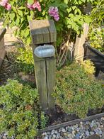 Houten paal met bull-eye voor decoratie en verlichting, Tuin en Terras, Overige Tuin en Terras, Ophalen, Gebruikt