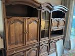 Vintage wandmeubels donker massief eiken, Huis en Inrichting, Kasten | Wandmeubels, Ophalen, Zo goed als nieuw, 25 tot 50 cm